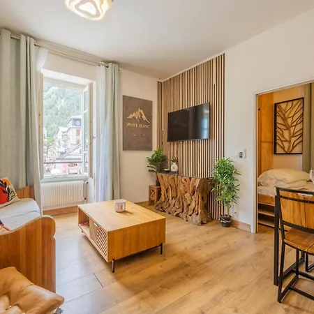Chez Aline Chic Central Chamonix 1Br W/ Brevent Views - Happy Rentals * Chamonix